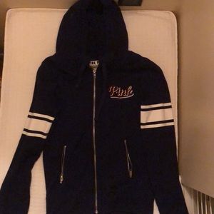 VS Pink deep blue hoodie